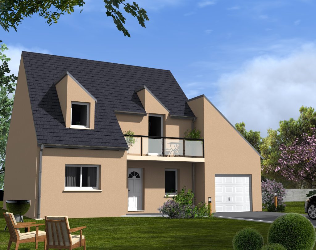 Maison triangle, structure métal - Construction Contemporaine