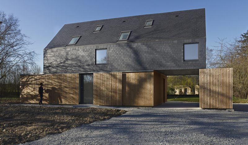 Une maison contemporaine d'architecte en Bretagne